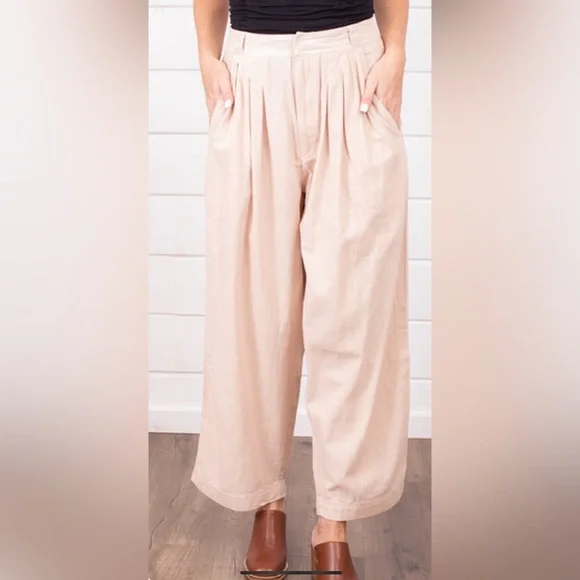 LOTTA LOVE LINEN TROUSERS - Picture 1 of 7
